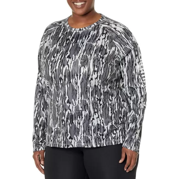 imageColumbia Womens Super Tidal Tee Long SleeveCool Grey Mossy Oak Bottomland