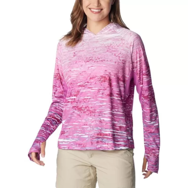 imageColumbia Womens Super Tidal Tee Vent HoodieBright Lavender Digiscale Fade