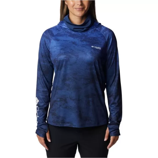 imageColumbia Womens Super Tidal Tee Vent HoodieViolet Sea Camo Gradient
