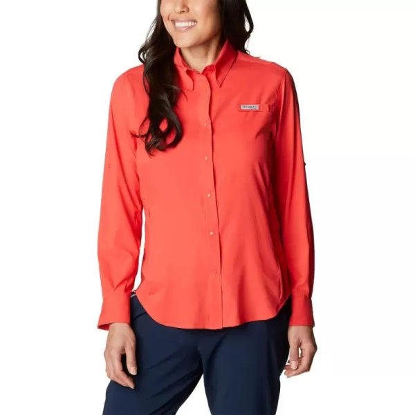 imageColumbia Womens Tamiami Ii Long Sleeve ShirtRed Hibiscus