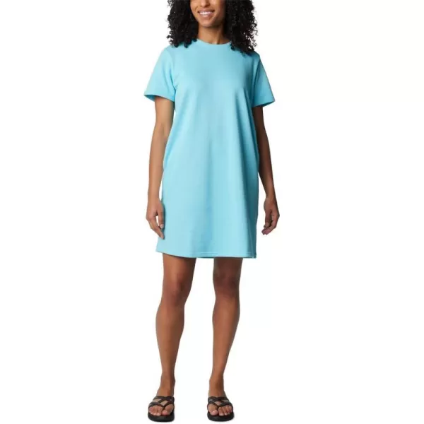 imageColumbia Womens Trek French Terry Tee DressAquamarine