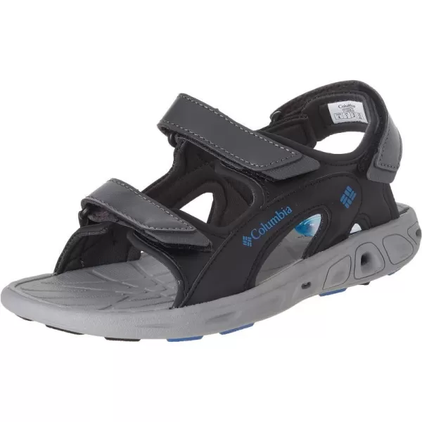 imageUnisexChild Techsun 3 Strap Sandal SportDark GreyBlue Macaw