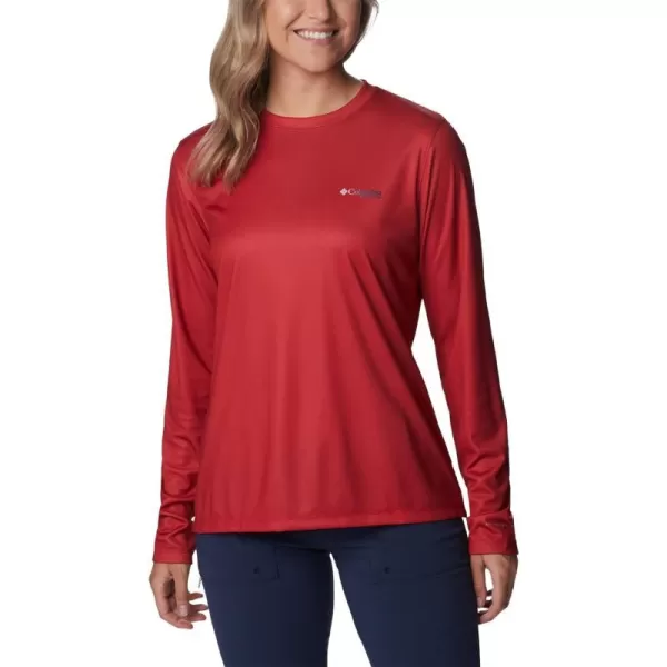 imageWomens Tidal Tee PFG Fish Flag LsRed SparkBluestone Gradient