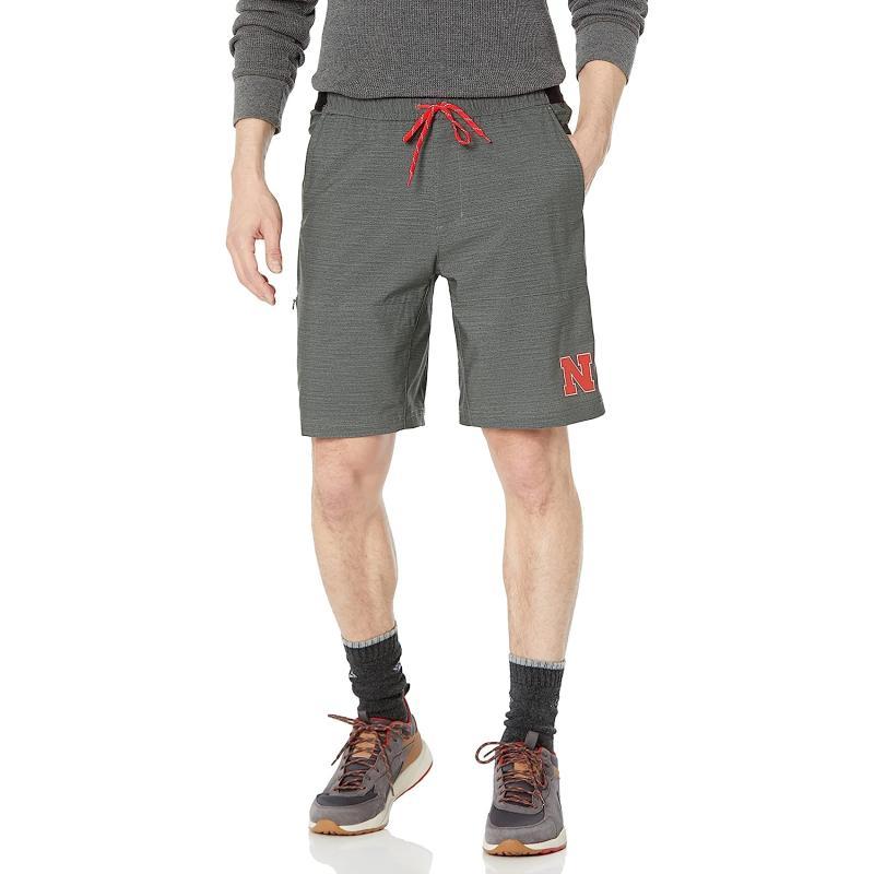 imageColumbia Mens Collegiate Twisted Creek ShortNebraska Cornhuskers Team Color