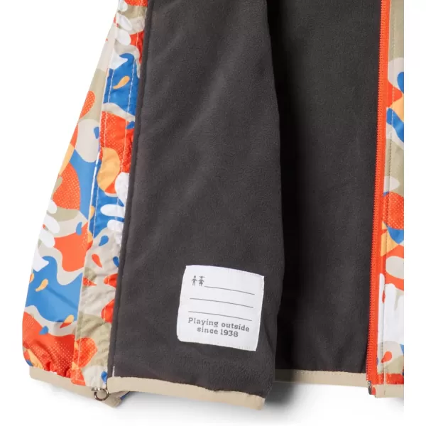 imageBoys Mini Pixel Grabber Ii Wind JacketAncient Fossil Camo Splash