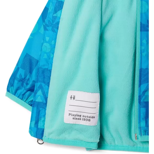 imageBoys Mini Pixel Grabber Ii Wind JacketBright Aqua Quest