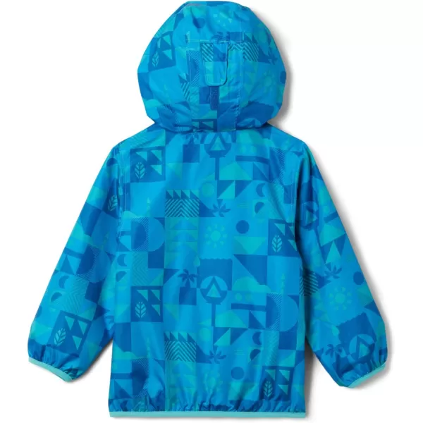 imageBoys Mini Pixel Grabber Ii Wind JacketBright Aqua Quest