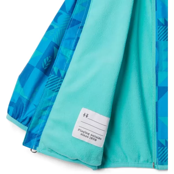 imageBoys Mini Pixel Grabber Ii Wind JacketBright Aqua Quest