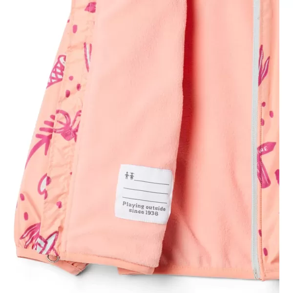 imageBoys Mini Pixel Grabber Ii Wind JacketCoral Reef Vacation Vibes