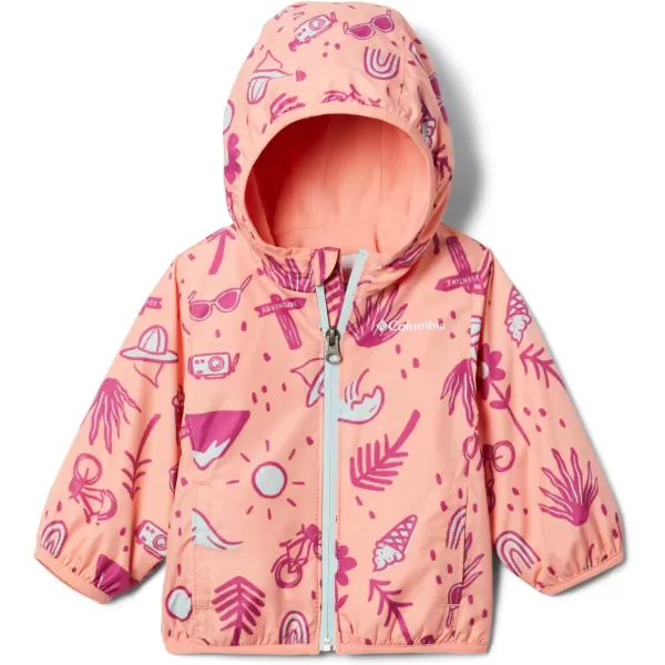 imageBoys Mini Pixel Grabber Ii Wind JacketCoral Reef Vacation Vibes