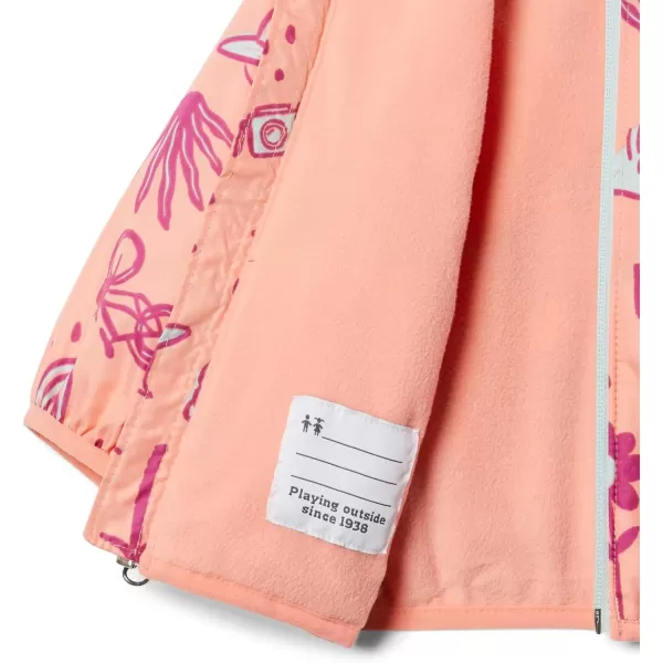 imageBoys Mini Pixel Grabber Ii Wind JacketCoral Reef Vacation Vibes