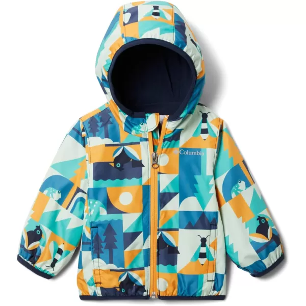 imageBoys Mini Pixel Grabber Ii Wind JacketDeep Marine Summer Escape