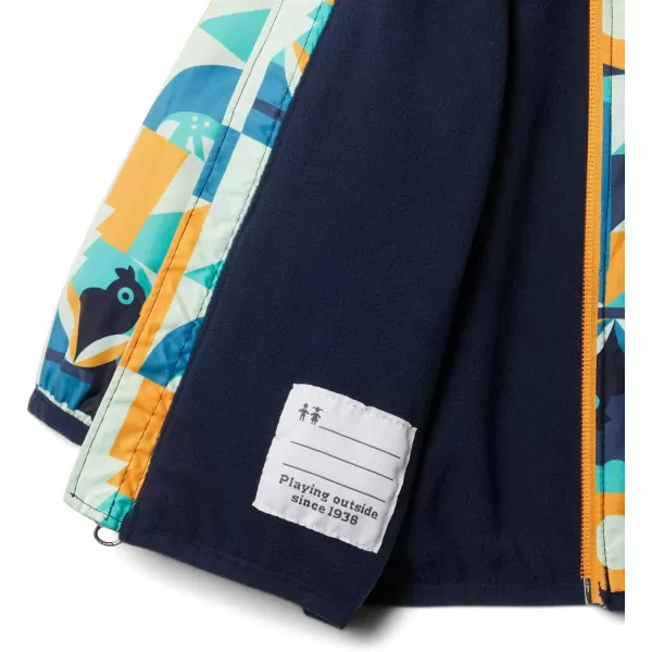 imageBoys Mini Pixel Grabber Ii Wind JacketDeep Marine Summer Escape