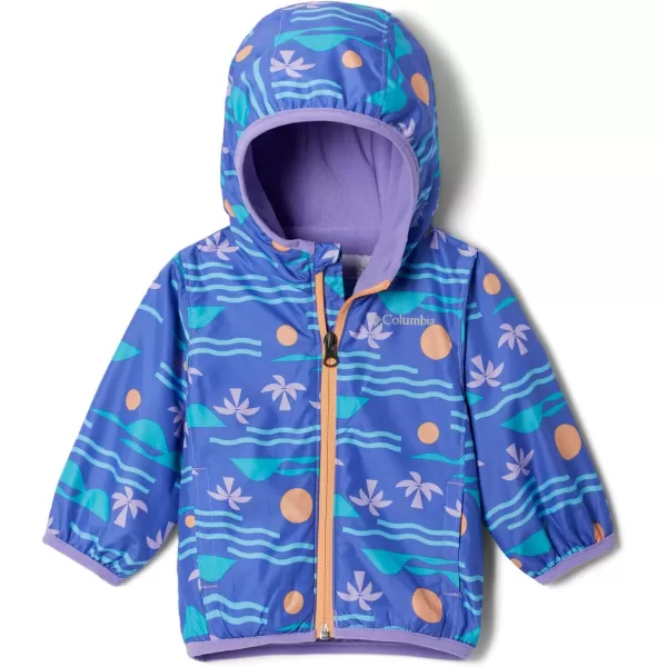 imageBoys Mini Pixel Grabber Ii Wind JacketPaisley Purple Seaside
