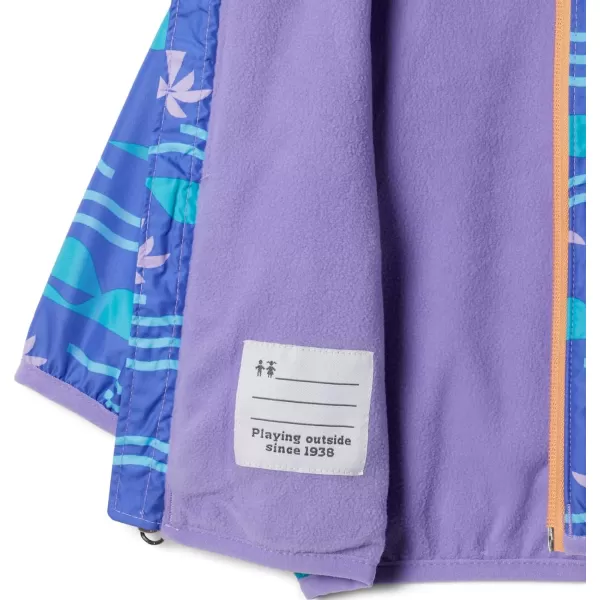 imageBoys Mini Pixel Grabber Ii Wind JacketPaisley Purple Seaside
