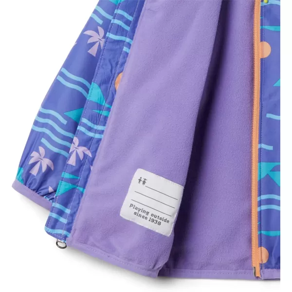 imageBoys Mini Pixel Grabber Ii Wind JacketPaisley Purple Seaside