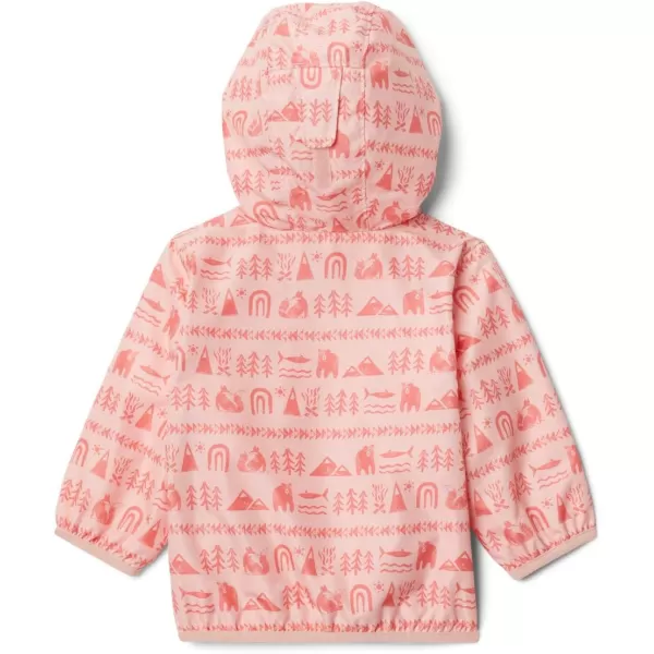 imageBoys Mini Pixel Grabber Ii Wind JacketPink Sand Camp Hieroglyphs