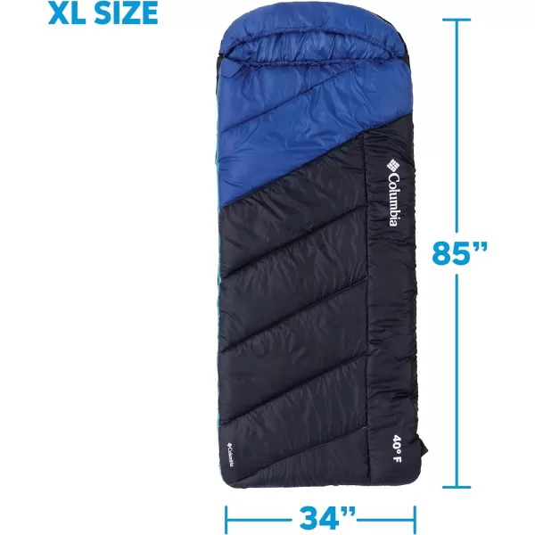 imageColumbia 40 Degree Coalridge Hooded Sleeping Bag 85Columbia 40 Degree Coalridge Hooded Sleeping Bag 85