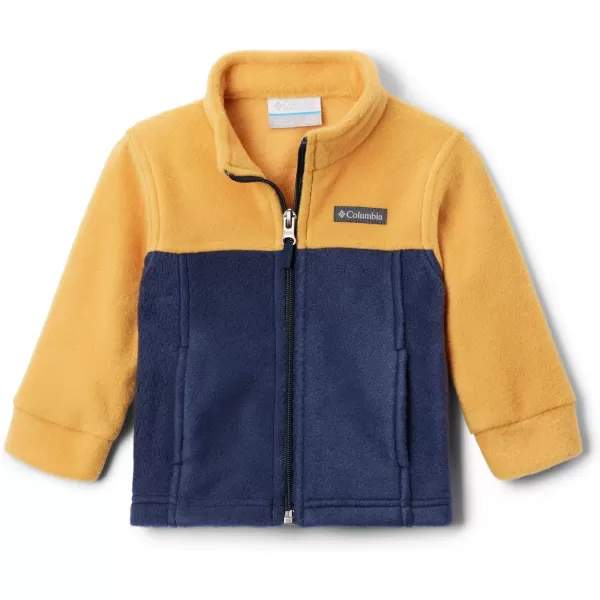 imageColumbia Baby Boys Steens Mountain Ii FleeceRaw HoneyCollegiate Navy