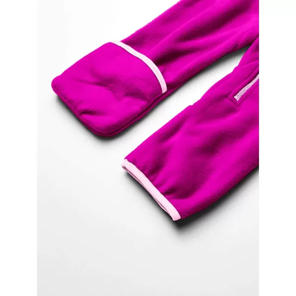 imageColumbia Baby Boys Tiny Bear Ii Bunting Warm Soft FleeceBright Plum Pink Clover