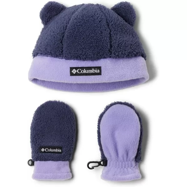 imageColumbia Baby Toddler Rugged Ridge Beanie and MittenNocturnal Paisley Purple