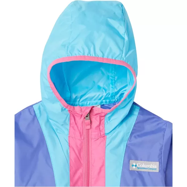 imageColumbia Boys Back Bowl Hooded WindbreakerPurple LotusAtollWild Geranium