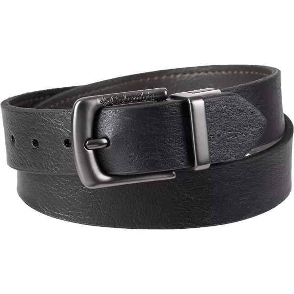 imageColumbia Boys Casual Reversible TwoInOne BeltBig Boys BlackBrown Classic