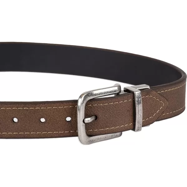 imageColumbia Boys Casual Reversible TwoInOne BeltBig Boys TanBlack