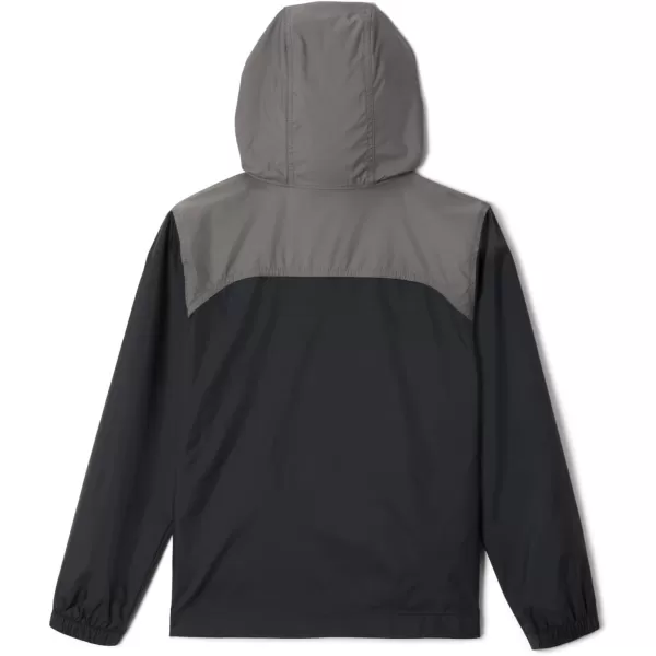 imageColumbia Boys Glennaker Rain JacketBlackCity Grey