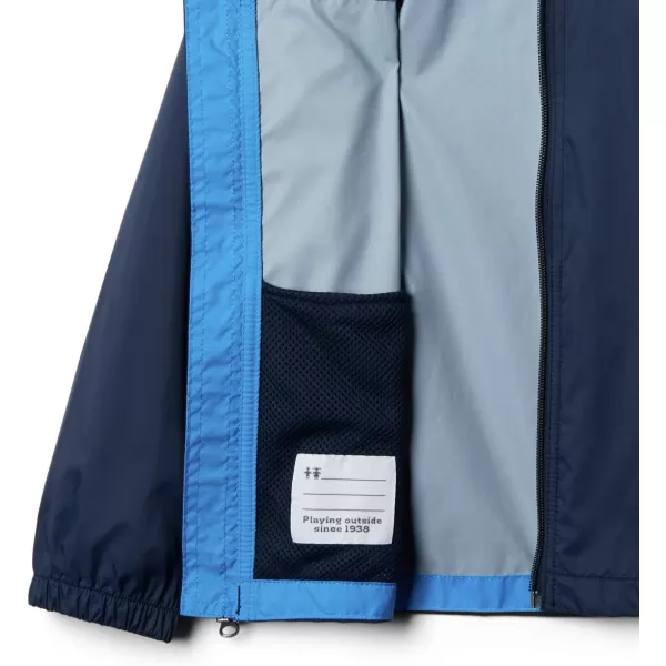 imageColumbia Boys Glennaker Rain JacketCollegiate NavyAzure Blue