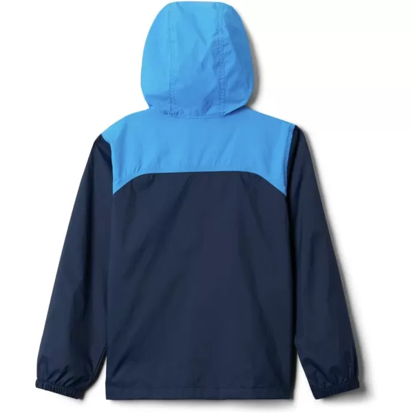 imageColumbia Boys Glennaker Rain JacketCollegiate NavyAzure Blue