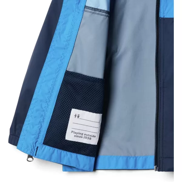 imageColumbia Boys Glennaker Rain JacketCollegiate NavyAzure Blue