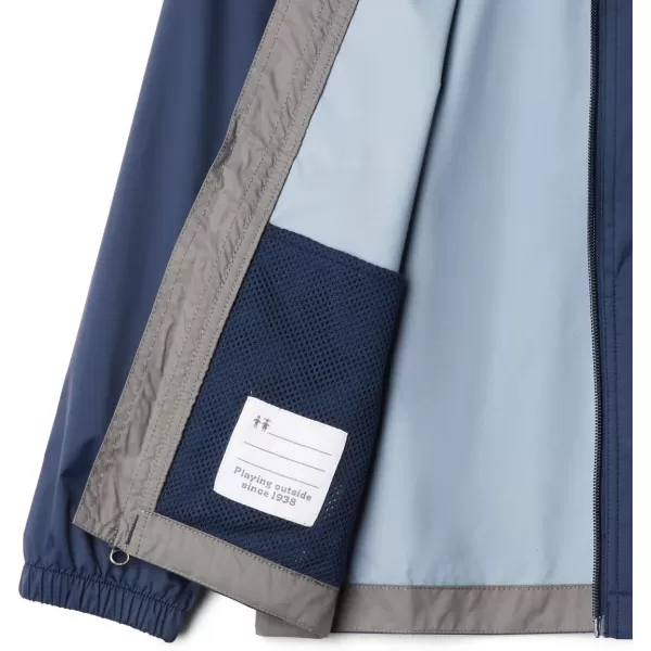 imageColumbia Boys Glennaker Rain JacketCollegiate NavyCity Grey