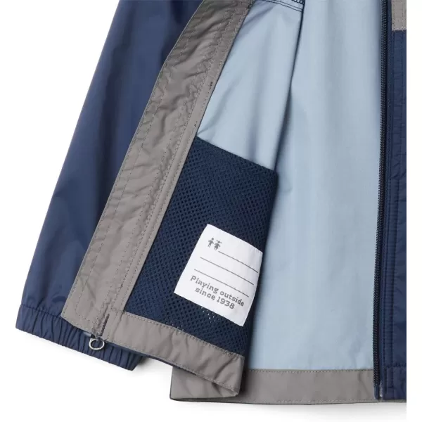 imageColumbia Boys Glennaker Rain JacketCollegiate NavyCity Grey