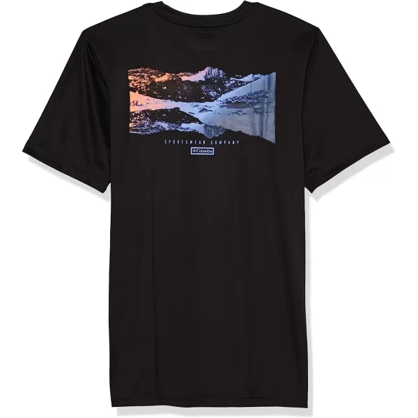 imageColumbia Boys Grizzly Ridge Back Graphic Short Sleeve TeeBlackHappy Crags Graphic