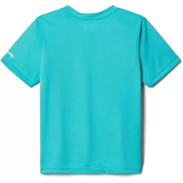 imageColumbia Boys Grizzly Ridge Short Sleeve Graphic ShirtBright AquaPatriotic Pines Graphic