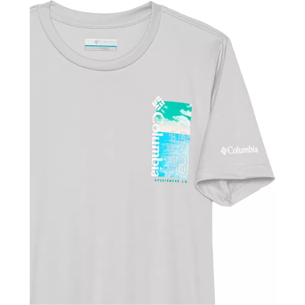 imageColumbia Boys Grizzly Ridge Short Sleeve Graphic ShirtColumbia GreyPositive Outlook Graphic