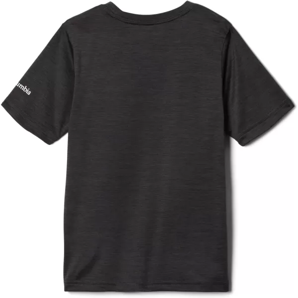 imageColumbia Boys Mount Echo Short Sleeve Graphic ShirtShark HeatherOutdoors Everyone Graphic