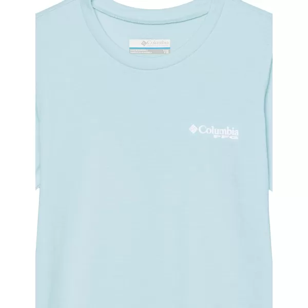 imageColumbia Boys PFG Short Sleeve Graphic TeeSpring BlueFish Flag Fade Graphic