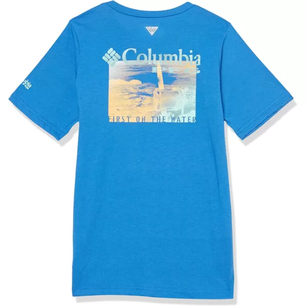 imageColumbia Boys PFG Short Sleeve Graphic TeeVivid BluePfg Sunrise Salt Graphic