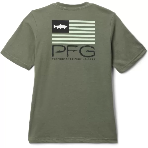 imageColumbia Boys PFG Short Sleeve Seasonal Graphic TeeCypressFish Star Trout Graphic