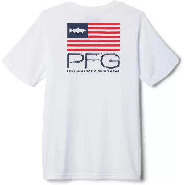 imageColumbia Boys PFG Short Sleeve Seasonal Graphic TeeWhiteFish Star Trout Graphic