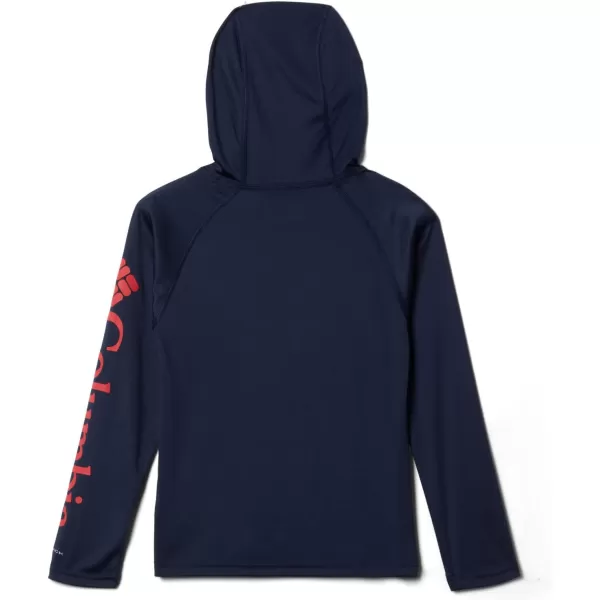 imageColumbia Boys PFG Terminal Tackle HoodieCollegiate NavyRed Spark Logo
