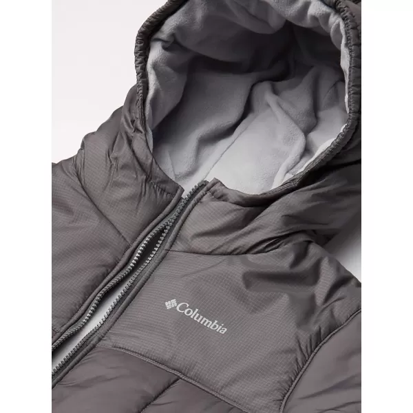 imageColumbia Boys Puffect II Puffer Full Zip Water Resistant InsulatedCity Grey
