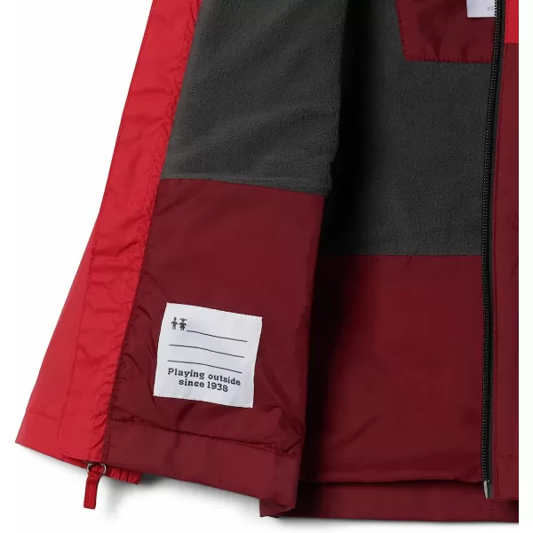 imageColumbia Boys RainZilla JacketRed Jasper Mountain Red
