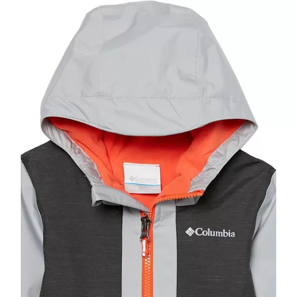 imageColumbia Boys Rainy Trails Fleece Lined JacketColumbia GreyBlack Slub
