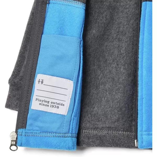 imageColumbia Boys Steens Mountain Ii FleeceAzure BlueCharcoal Heather