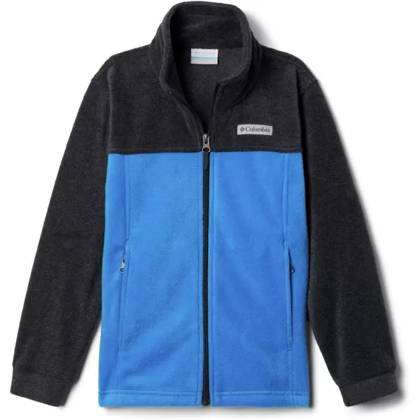 imageColumbia Boys Steens Mountain Ii FleeceAzure BlueCharcoal Heather
