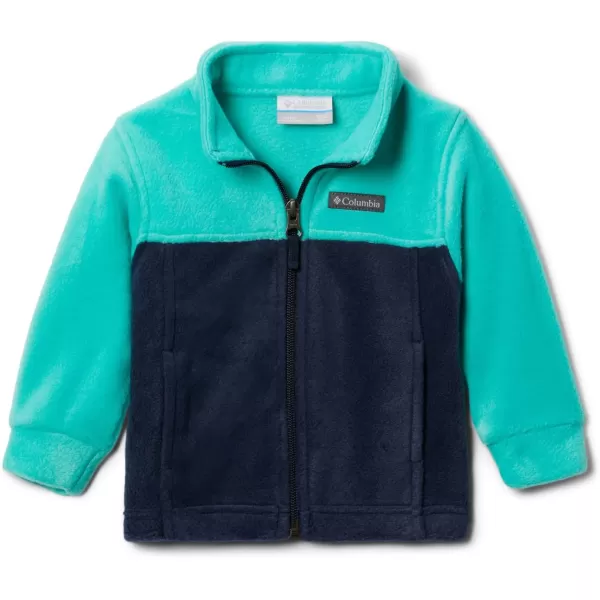imageColumbia Boys Steens Mountain Ii FleeceCollegiate Navy  Electric Turquoise