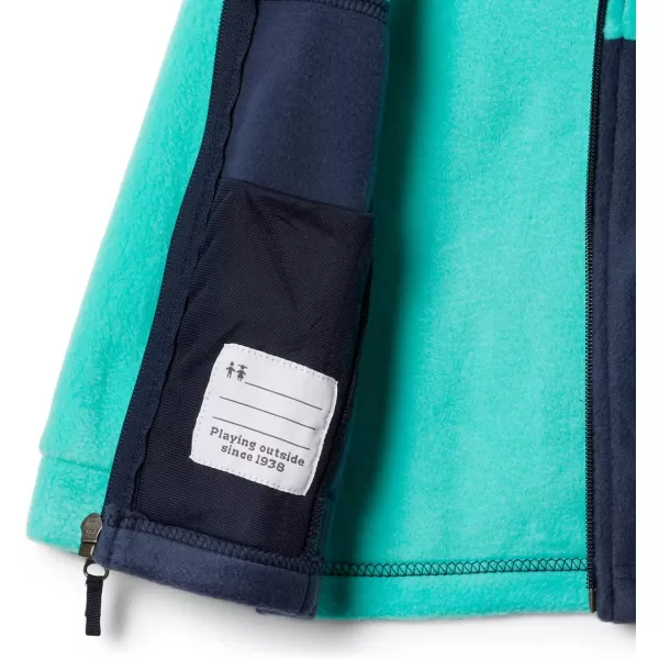imageColumbia Boys Steens Mountain Ii FleeceCollegiate Navy  Electric Turquoise